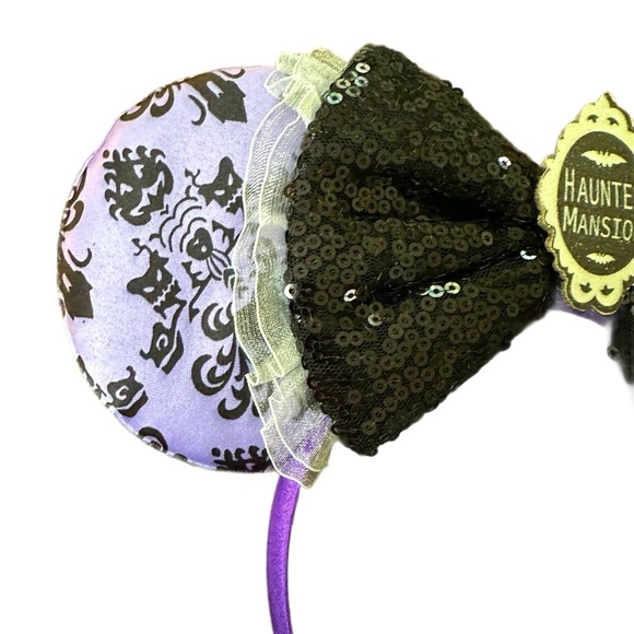 Women’s Disney Inspired Haunted Mansion Minnie Mouse Ears - NWOT - Picture 4 of 4